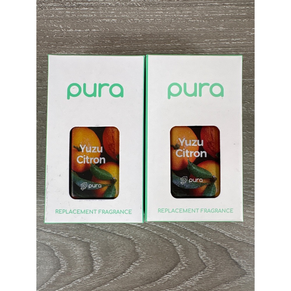 Pura Smart Device Replacement Fragrance Refill Yuzu Citron Set of 2 Vials 10ml